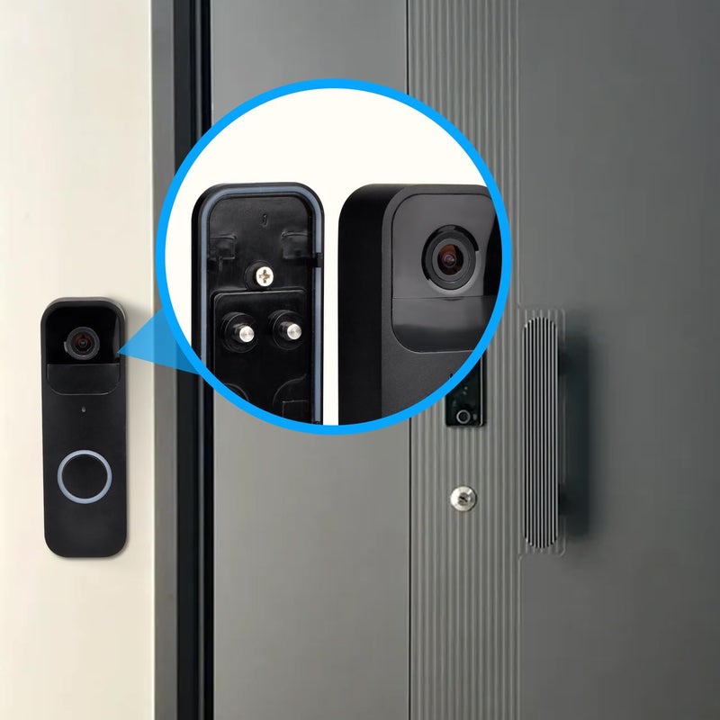 StartVision Blink Doorbell Backplate Replacement, Blink Doorbell Back Plate,Backplate Compatible with Blink Video Doorbell, Blink Doorbell Mounting Plate with Blink Key Replacement (2pack) - Image 5
